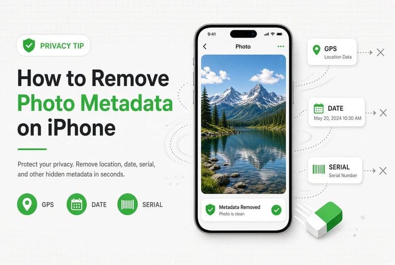 How to Remove Photo Metadata on iPhone