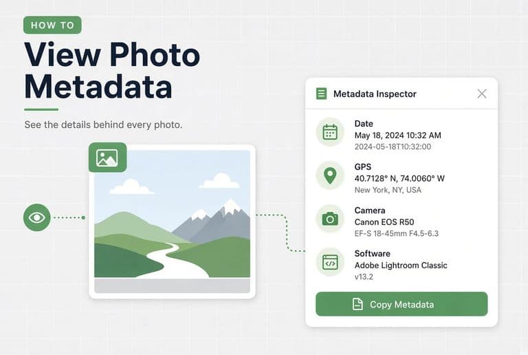 how to view metadata