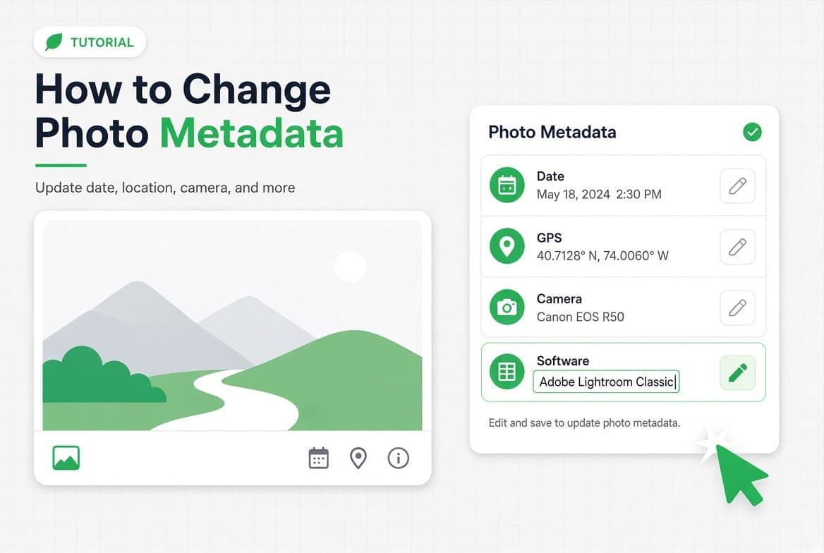 How to Change Photo Metadata